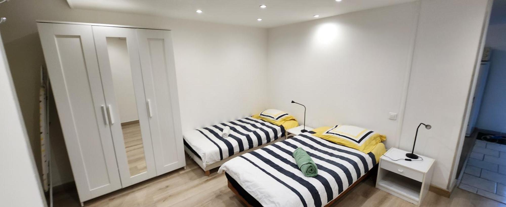Studio, Mons Sart, Proche Lille Et Metro Zewnętrze zdjęcie